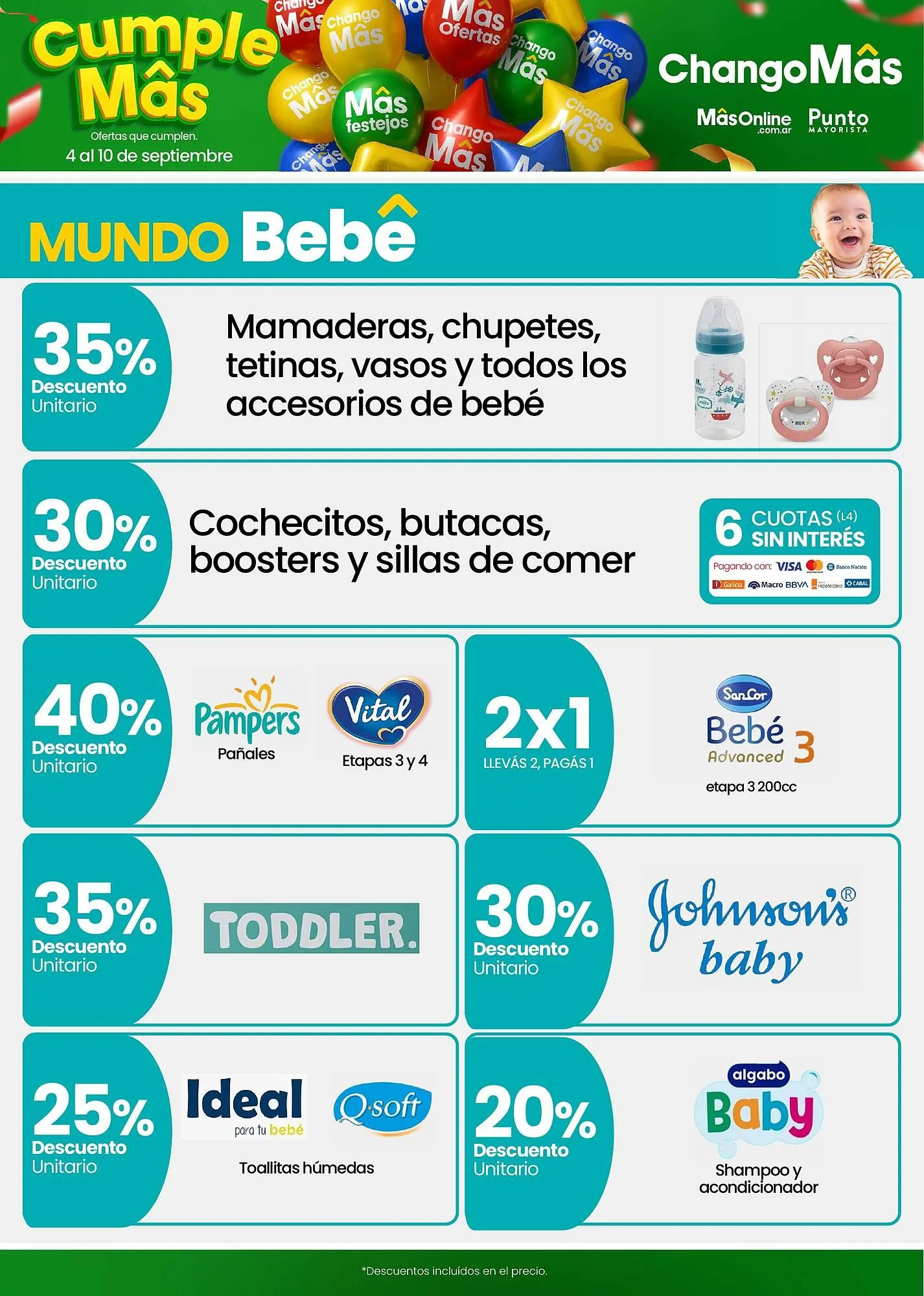 Ofertas de Catálogo Changomas 4 de septiembre al 10 de septiembre 2025 - Página 11 del catálogo