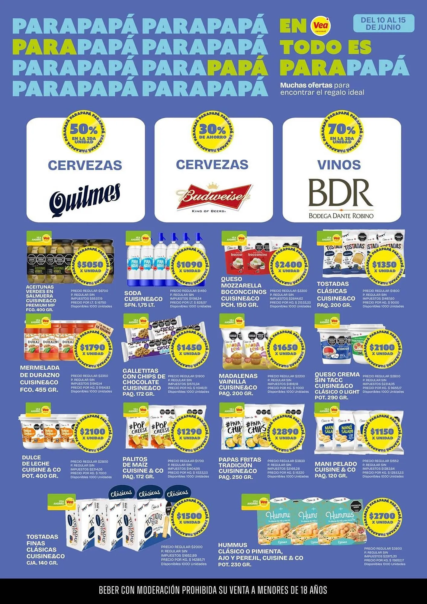 Ofertas de Catálogo Supermercados Vea 10 de junio al 15 de junio 2025 - Página 14 del catálogo