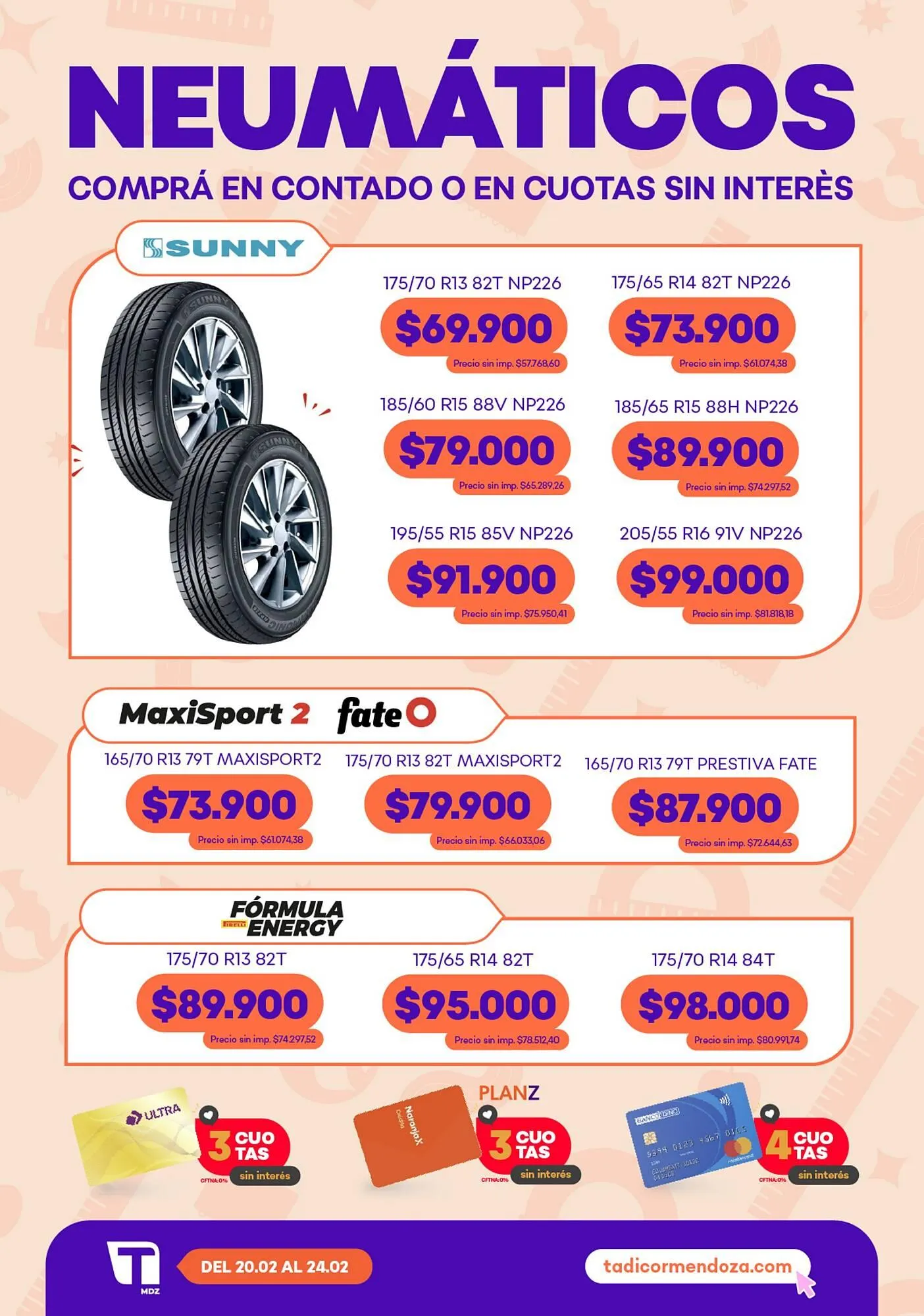 Ofertas de Catálogo Supermercados Tadicor 20 de febrero al 24 de febrero 2026 - Página 9 del catálogo