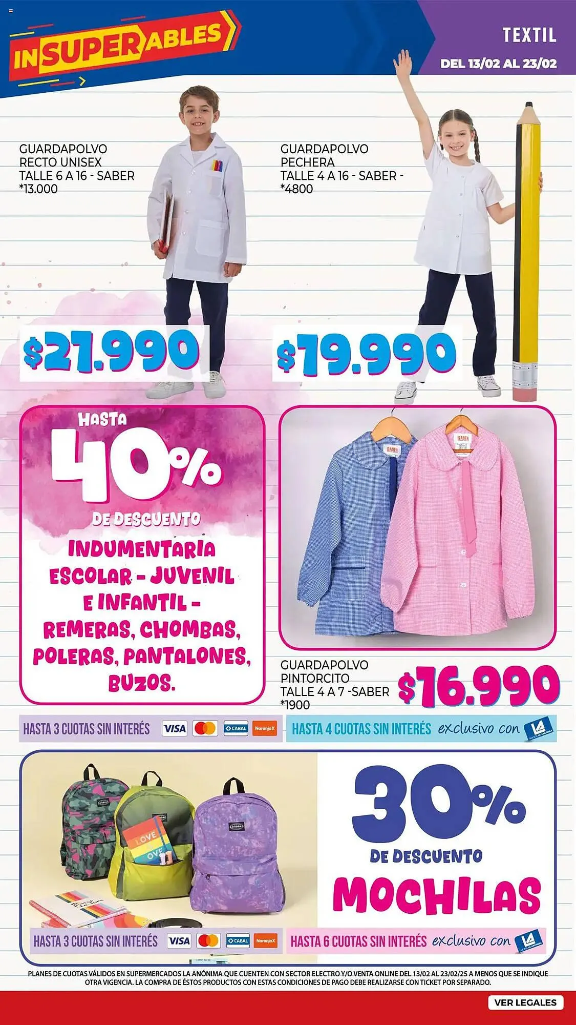 Ofertas de Catálogo La Anonima 13 de febrero al 23 de febrero 2025 - Página 41 del catálogo