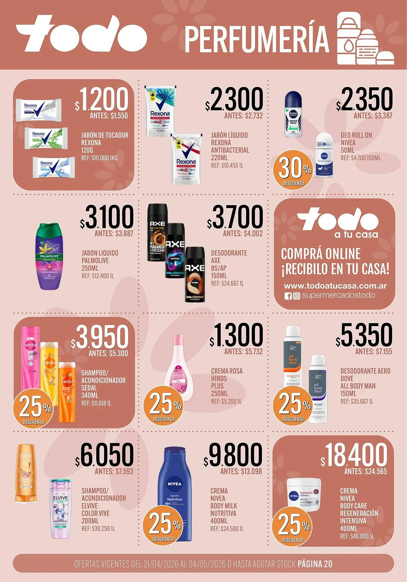 Ofertas de Catálogo Supermercados Todo 21 de abril al 4 de mayo 2026 - Página 20 del catálogo