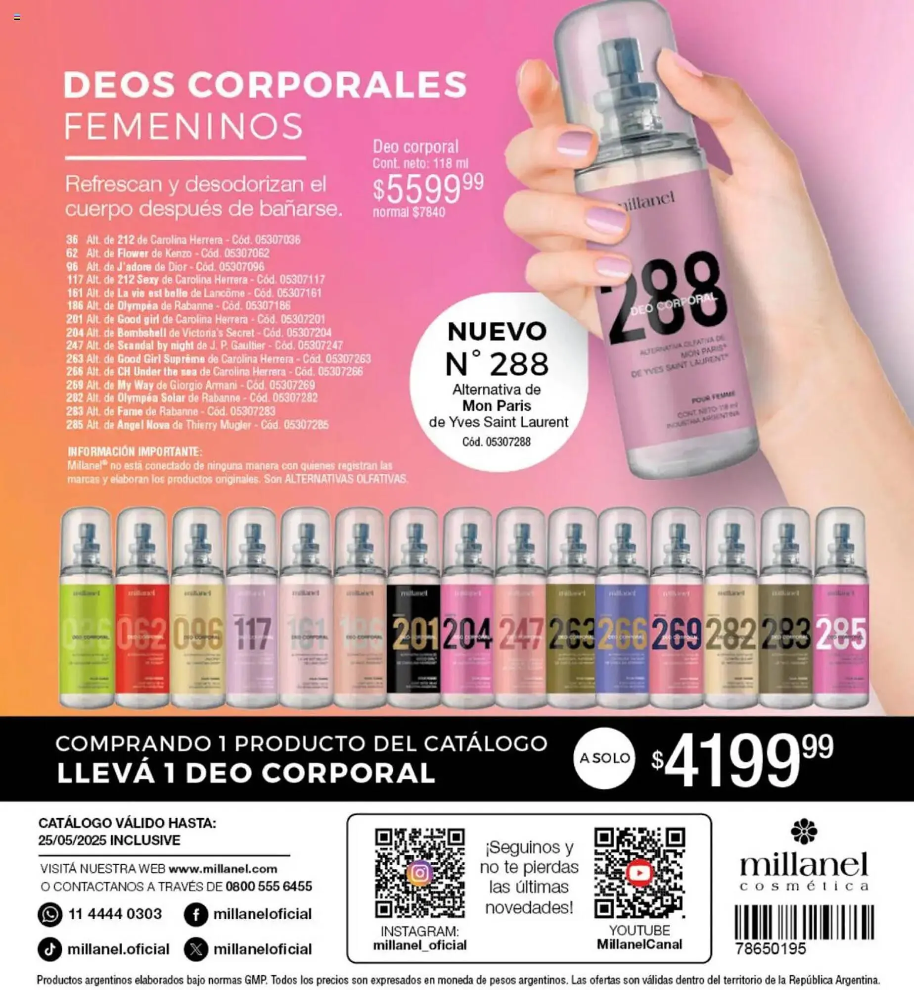 Ofertas de Catálogo Millanel Cosmética 28 de abril al 25 de mayo 2025 - Página 392 del catálogo