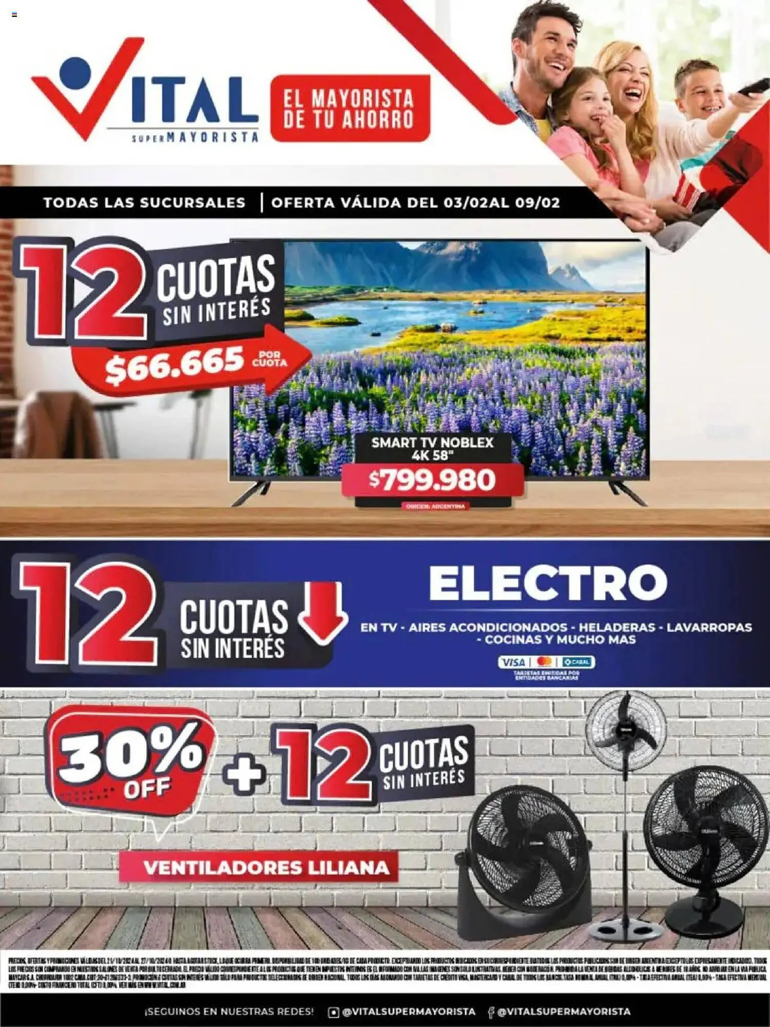 Ofertas de Catálogo Supermayorista Vital 3 de febrero al 9 de febrero 2025 - Página 1 del catálogo