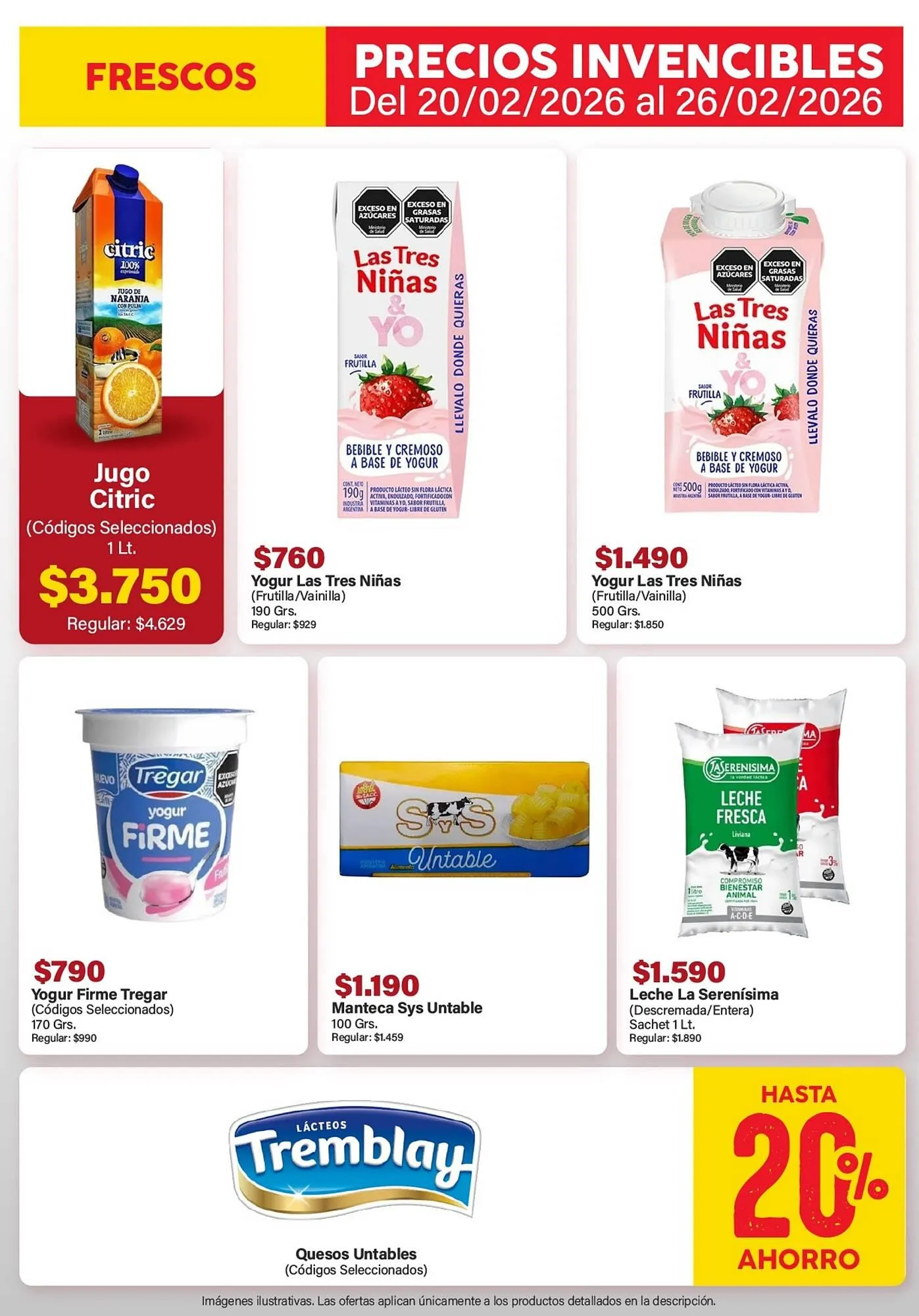 Ofertas de Catálogo Supermercados Aiello 20 de febrero al 22 de febrero 2026 - Página 3 del catálogo