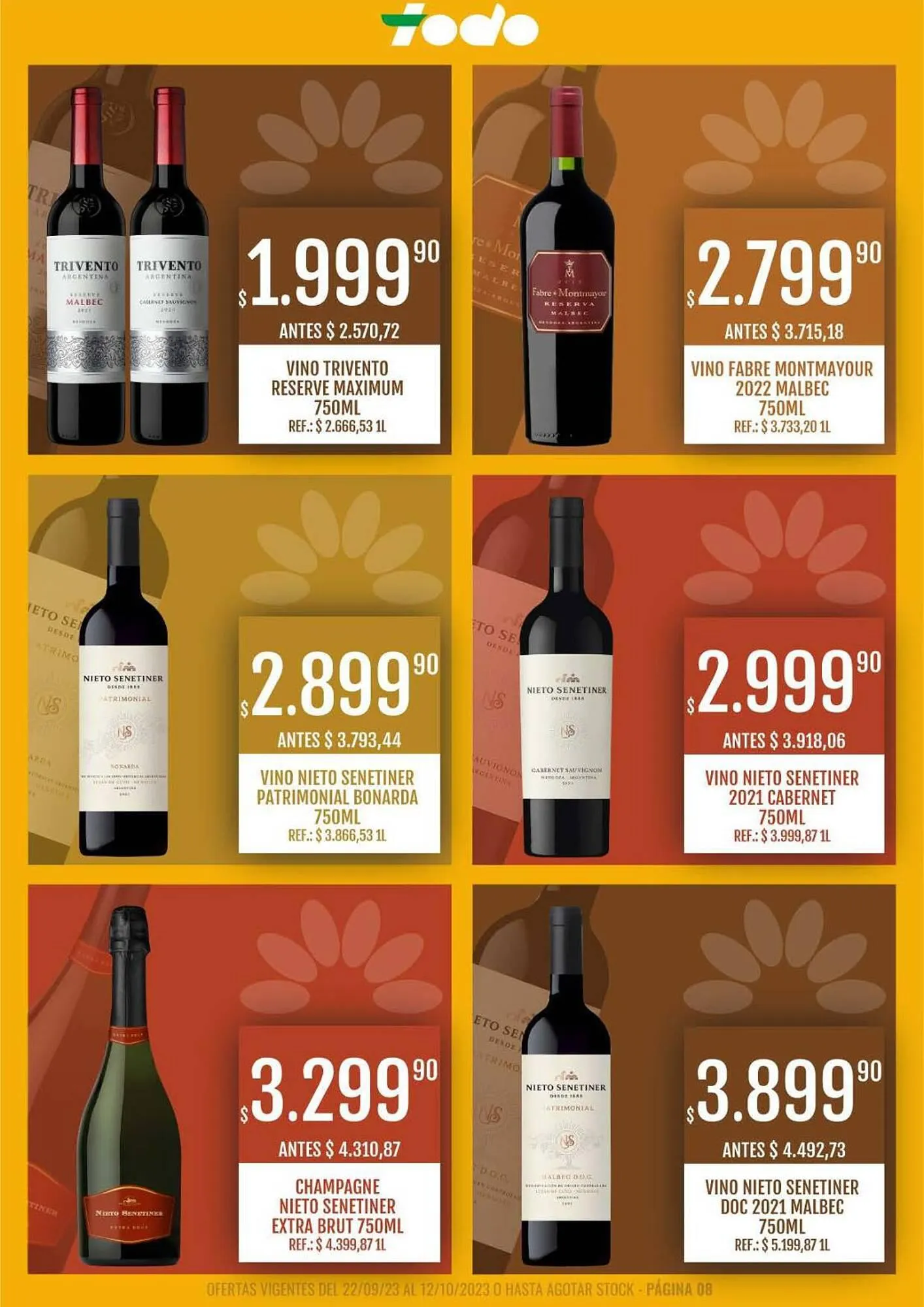 Ofertas de Catálogo Supermercados Todo 22 de septiembre al 12 de octubre 2023 - Página 8 del catálogo