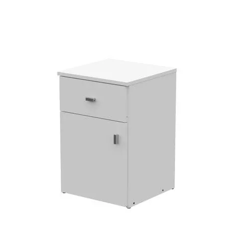 Mesa de luz pack blanco mate Mosconi