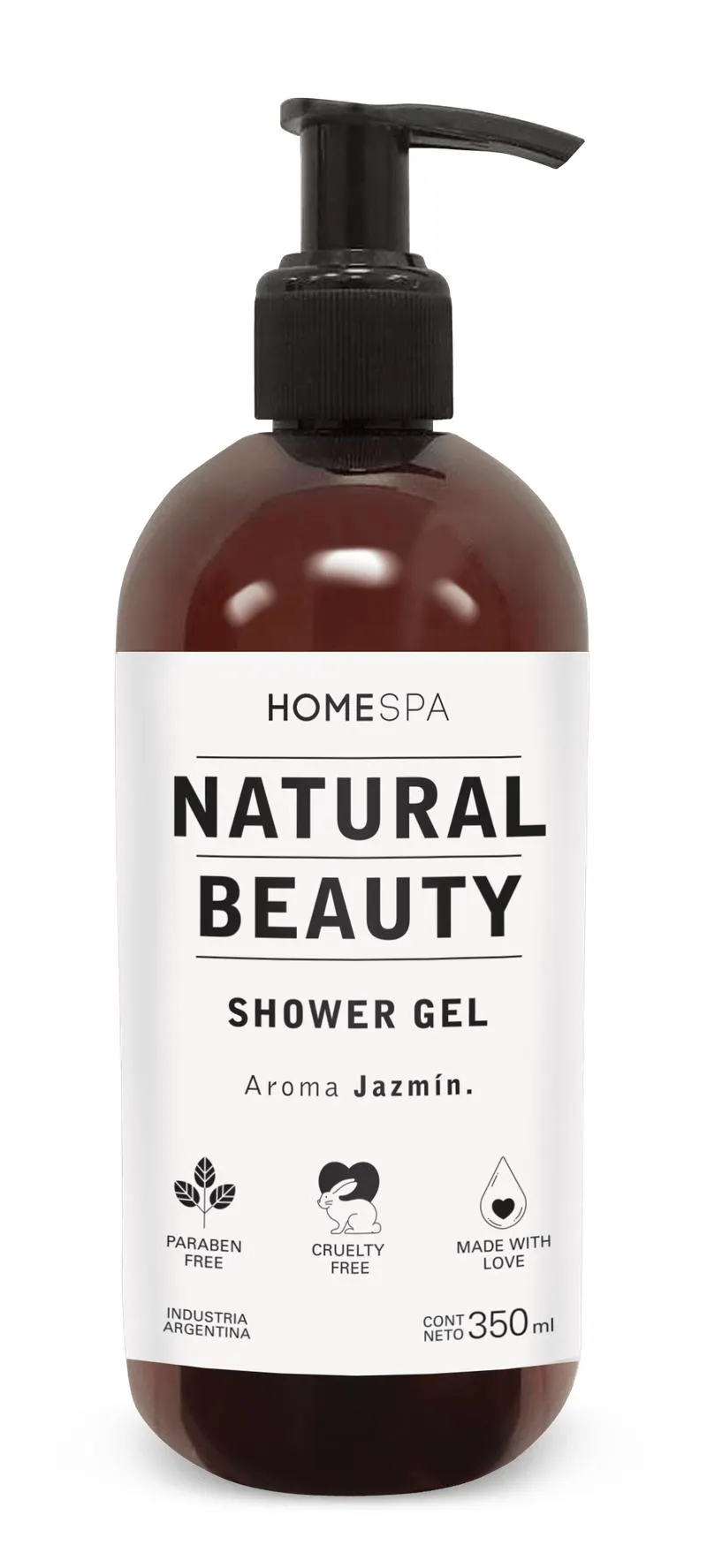 Gel de ducha Home Spa Natural Beauty x 350 Ml