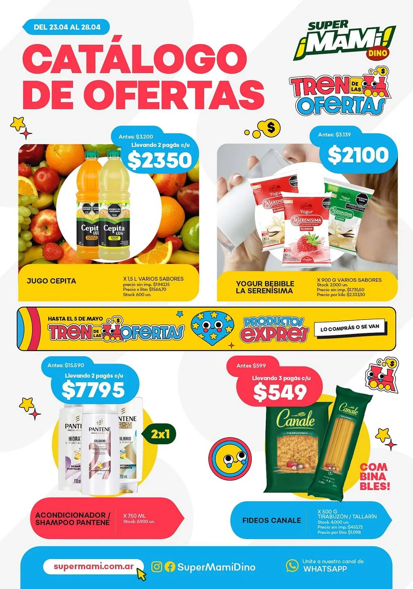 Ofertas de Catálogo Super MAMI 22 de abril al 28 de abril 2026 - Página 1 del catálogo