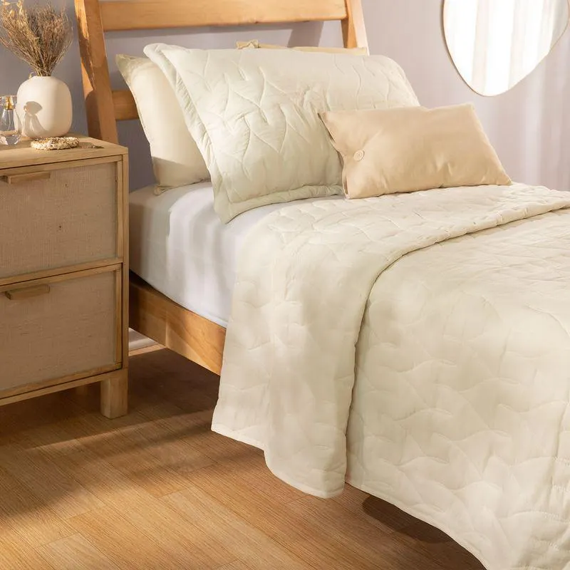 Cubrecama 1 Plaza Reversible Extra Suave