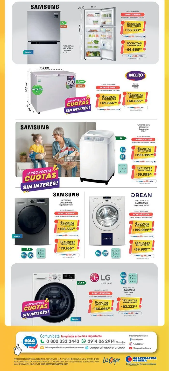 Ofertas de Encontrá las mejores ofertas en CoopeHogar 14 de mayo al 19 de mayo 2024 - Página 2 del catálogo