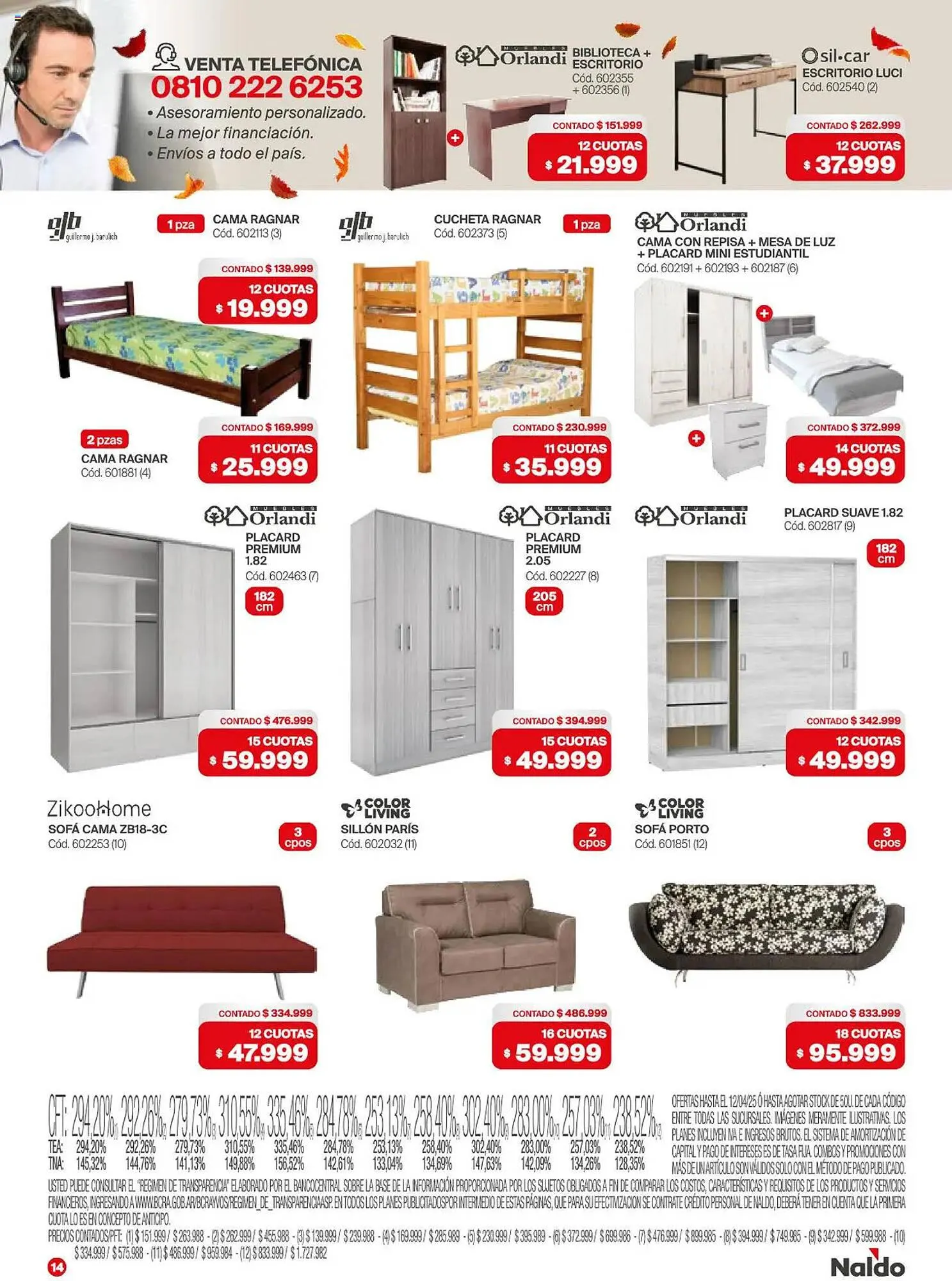 Ofertas de Catálogo Naldo Lombardi 1 de abril al 30 de abril 2025 - Página 14 del catálogo