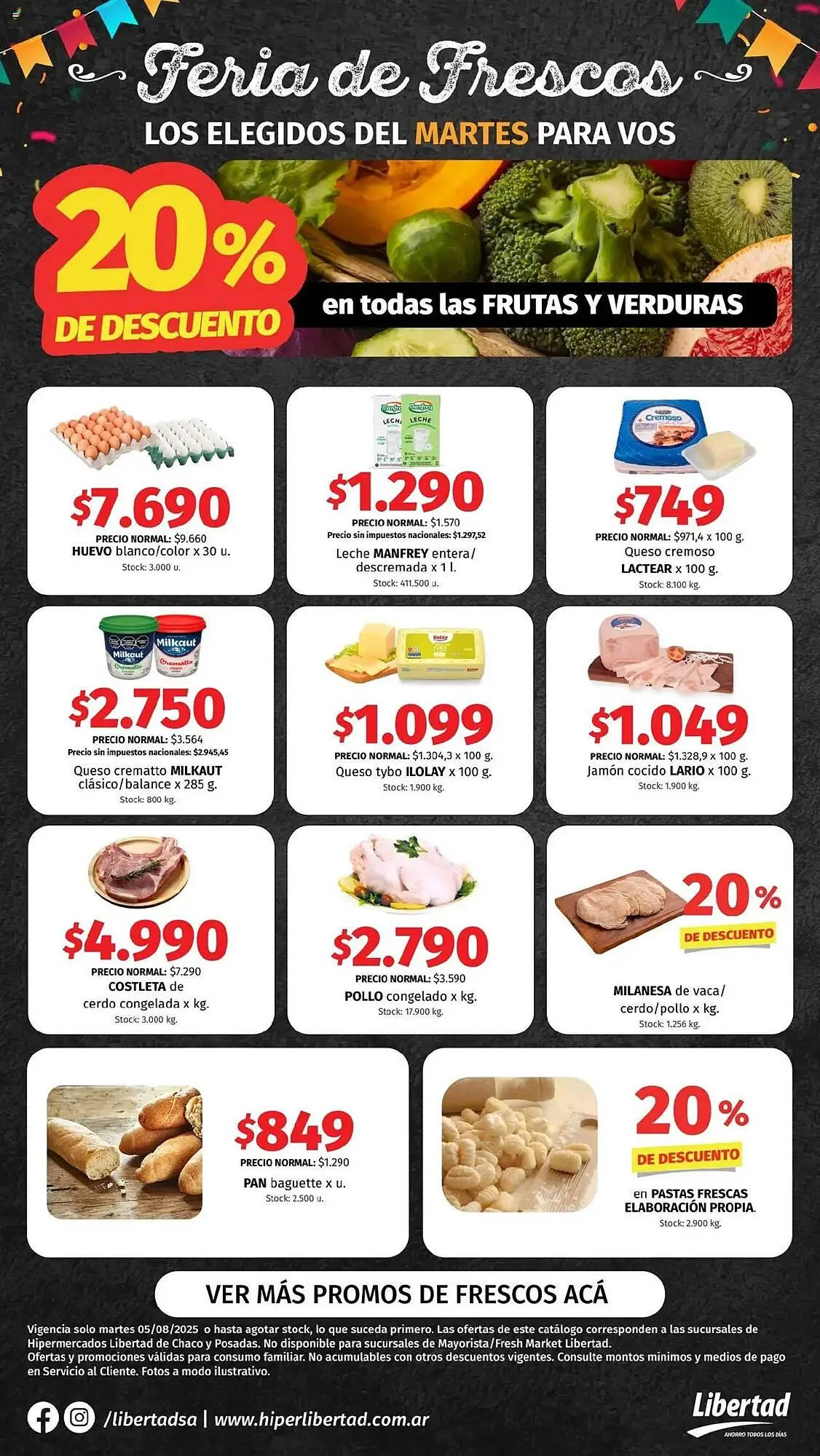 Ofertas de Catálogo Hipermercado Libertad 5 de agosto al 5 de agosto 2025 - Página 1 del catálogo