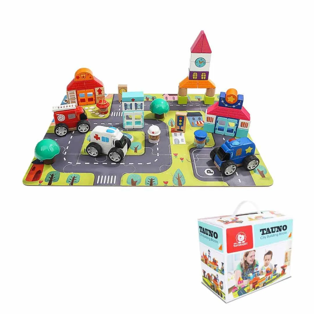 Bloques De Edificios De La Ciudad Top Bright