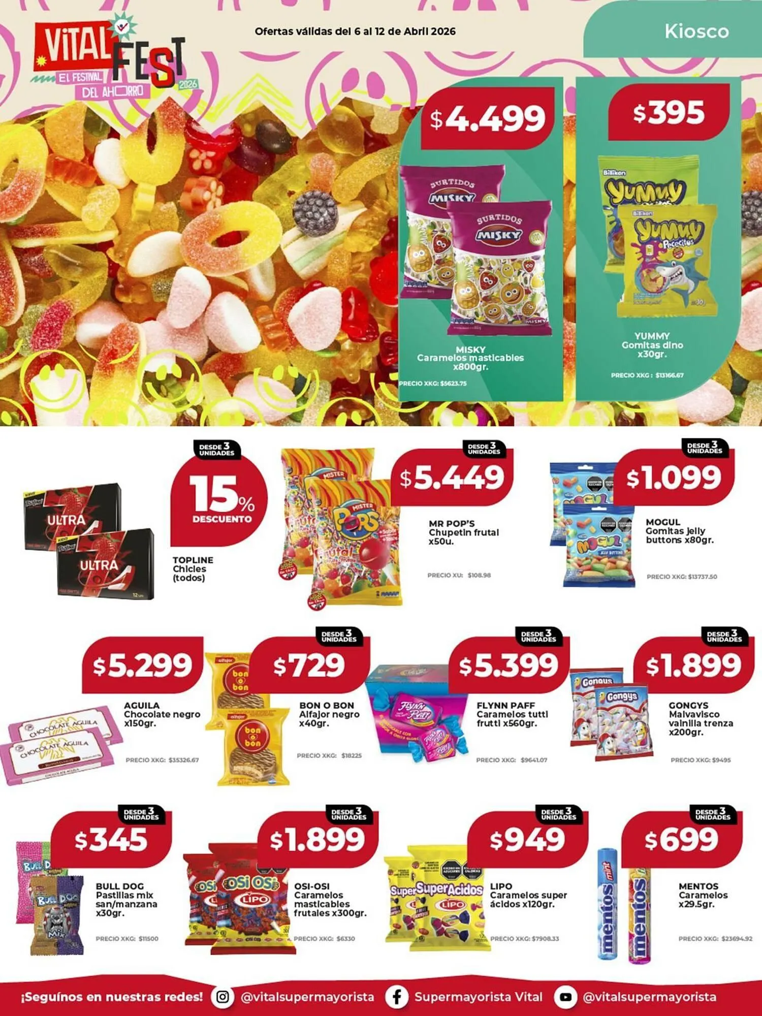 Ofertas de Catálogo Supermayorista Vital 6 de abril al 12 de abril 2026 - Página 18 del catálogo
