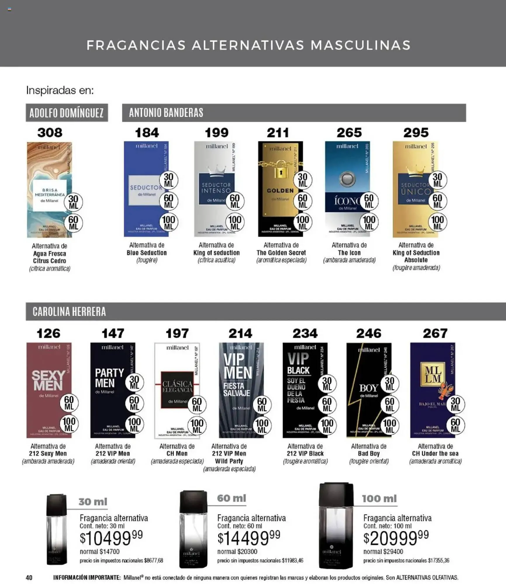 Ofertas de Catálogo Millanel Cosmética 15 de septiembre al 20 de octubre 2025 - Página 40 del catálogo