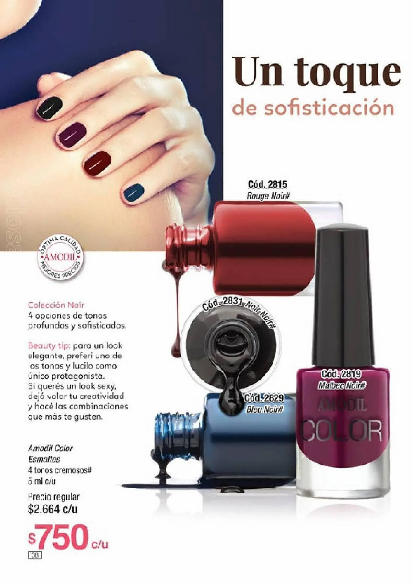 Ofertas de Catálogo Amodil 10 de agosto al 4 de septiembre 2023 - Página 38 del catálogo