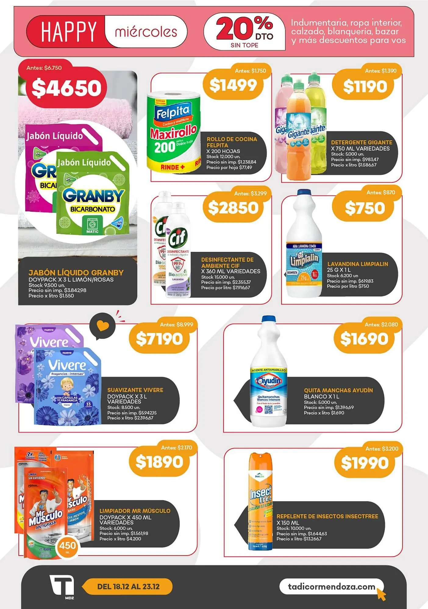 Ofertas de Catálogo Supermercados Tadicor 18 de diciembre al 23 de diciembre 2025 - Página 6 del catálogo