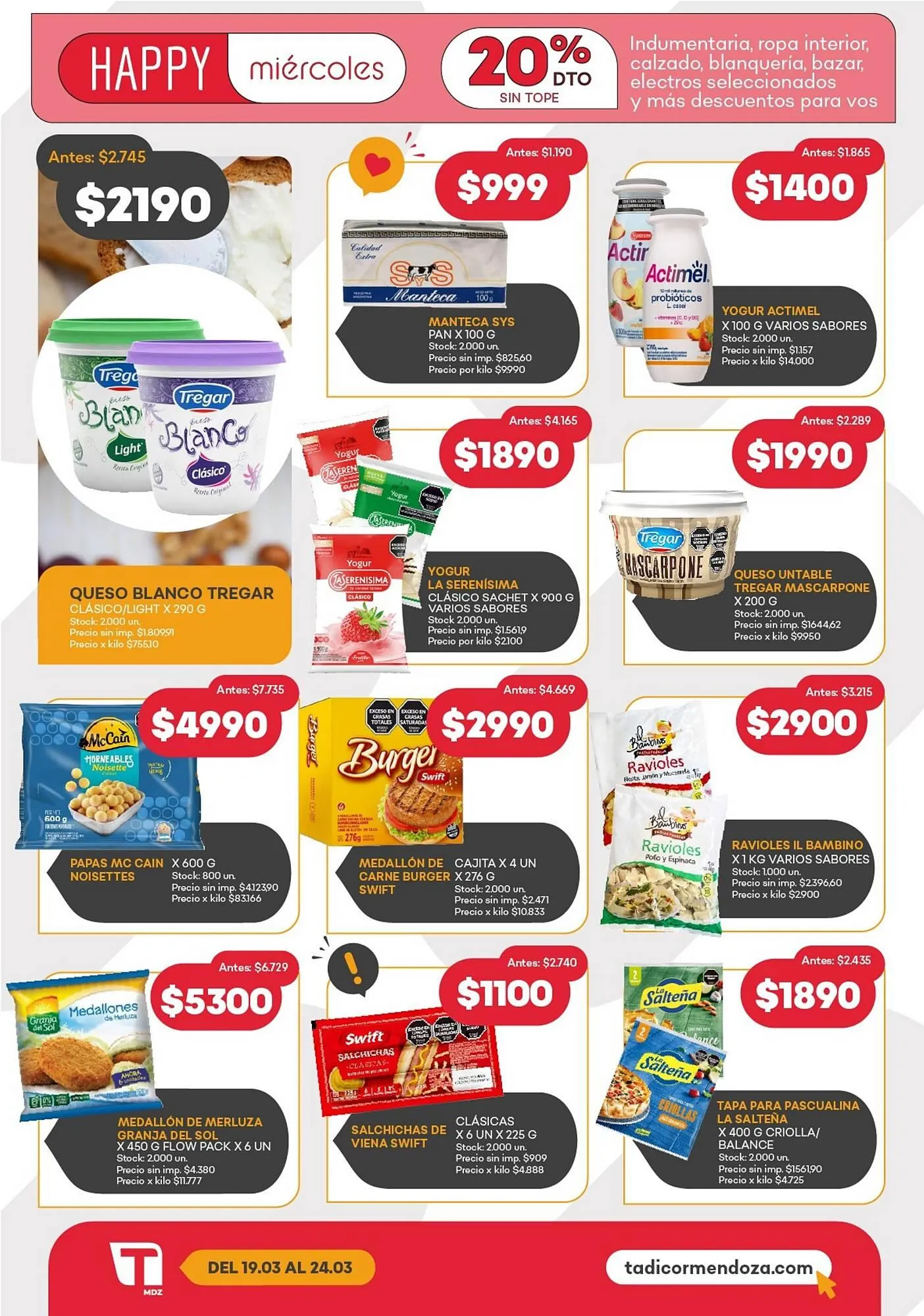 Ofertas de Catálogo Supermercados Tadicor 18 de marzo al 24 de marzo 2026 - Página 9 del catálogo