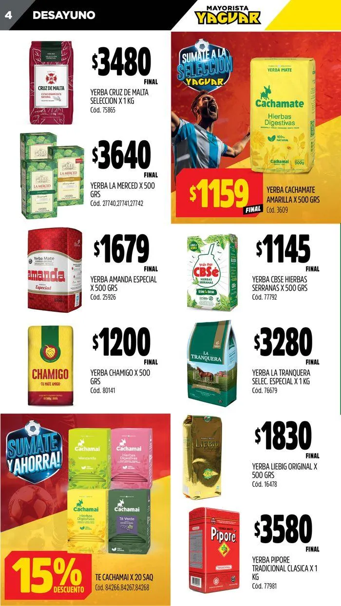 Ofertas de Ofertas Supermercados Yaguar Trelew 1 de julio al 7 de julio 2024 - Página 4 del catálogo