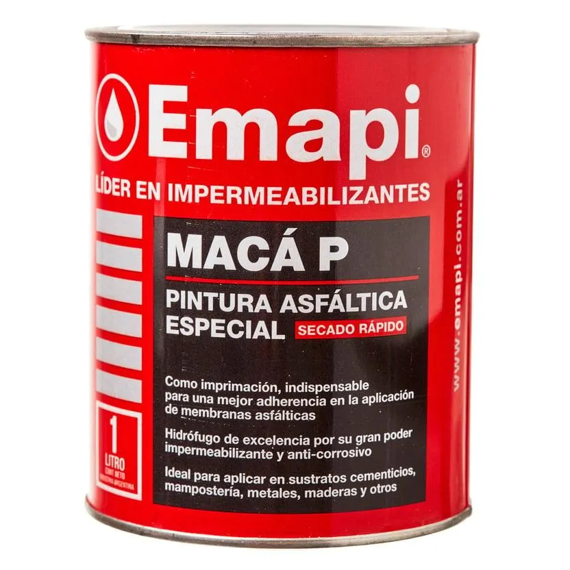 Pintura asfáltica de secado rápido 1 l