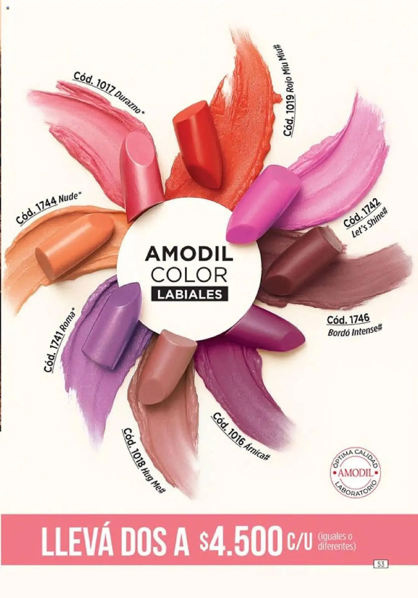 Ofertas de Catálogo Amodil 18 de julio al 31 de julio 2025 - Página 53 del catálogo