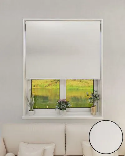 Cortina Roller Black Out Blanco 2,00 x 2,20