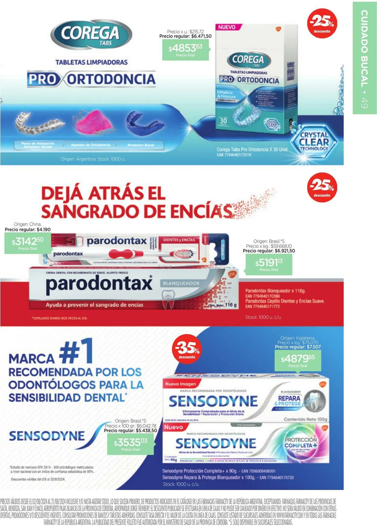 Ofertas de Farmacity 1 de agosto al 31 de agosto 2024 - Página 49 del catálogo