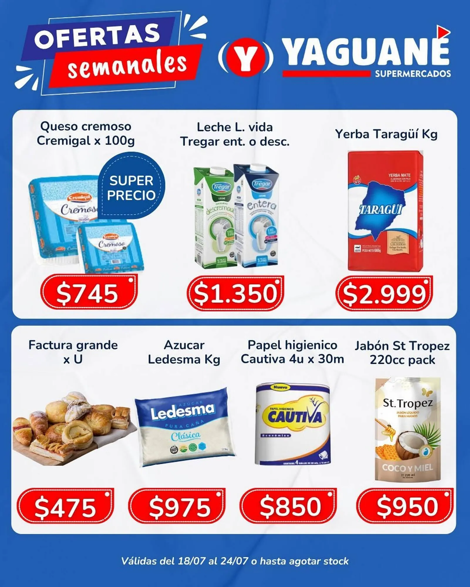 Ofertas de Catálogo Yaguane Supermercados 18 de julio al 24 de julio 2025 - Página 3 del catálogo