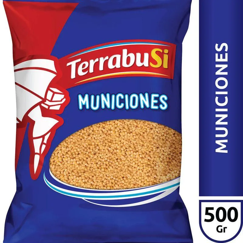 Fideos municiones Terrabusi 500 g.