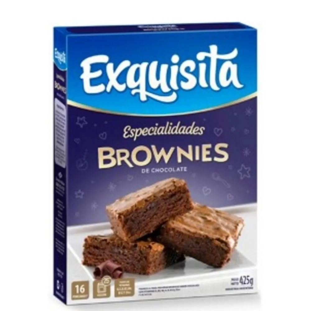 BIZCOCHUELO EXQUISITA ESP BROWNIES X 425Grs