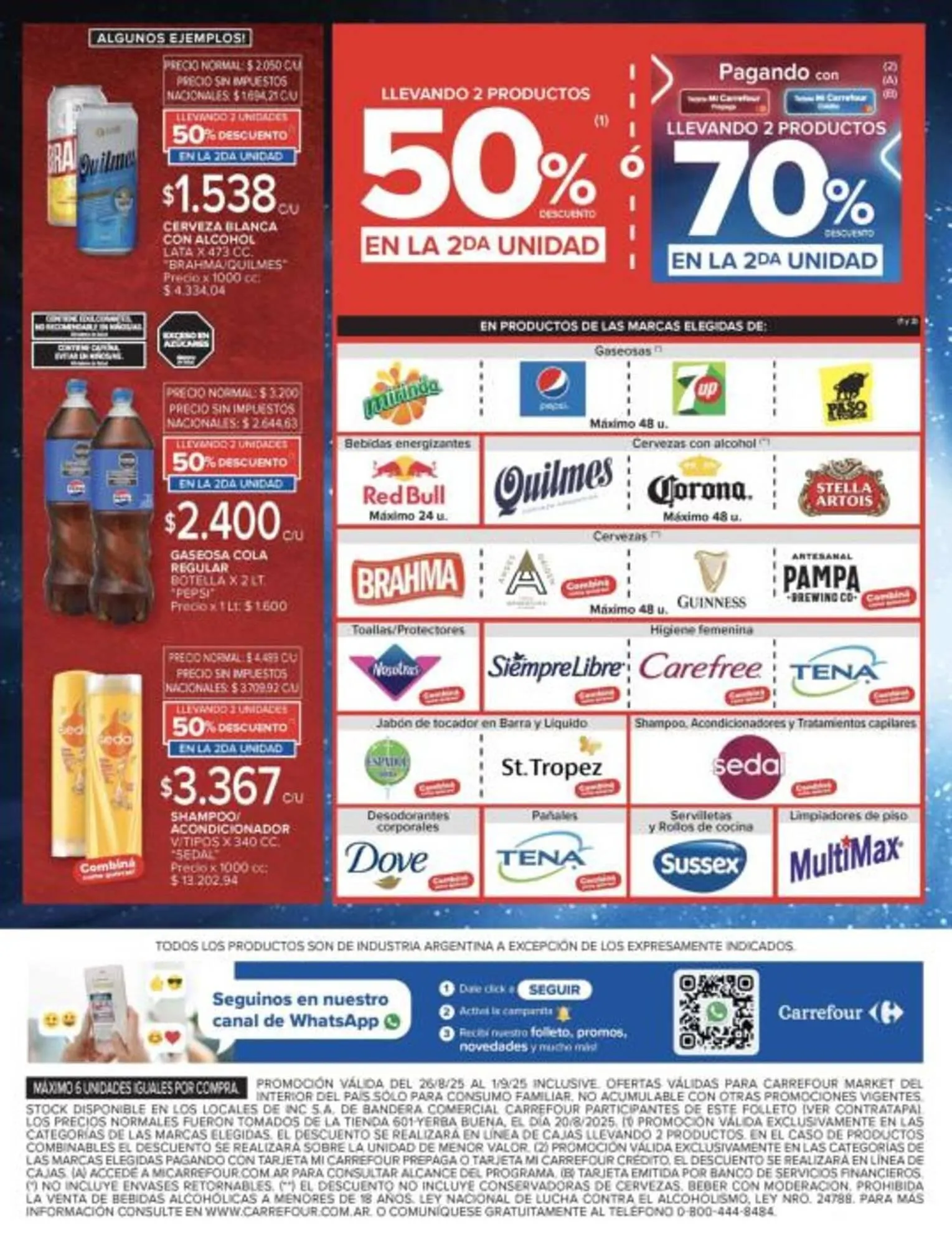 Ofertas de Catálogo Carrefour 26 de agosto al 1 de septiembre 2025 - Página 36 del catálogo