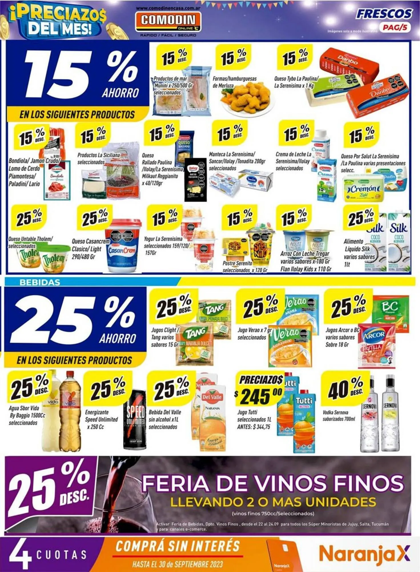 Ofertas de Catálogo Supermercados Comodin 25 de septiembre al 1 de octubre 2023 - Página 5 del catálogo