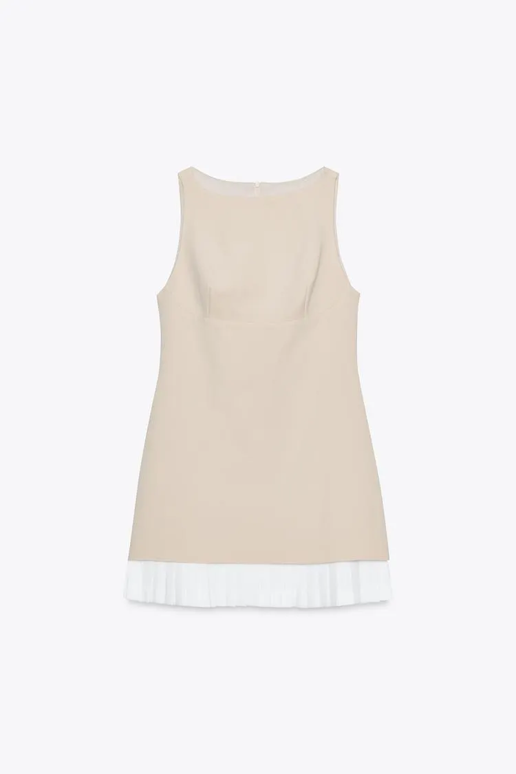 VESTIDO MINI COMBINADO