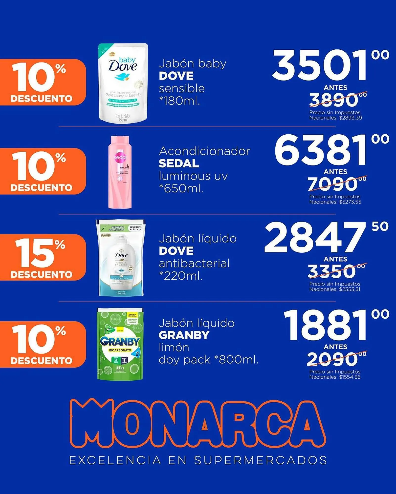Ofertas de Catálogo Supermercados Monarca 2 de septiembre al 30 de septiembre 2025 - Página 5 del catálogo