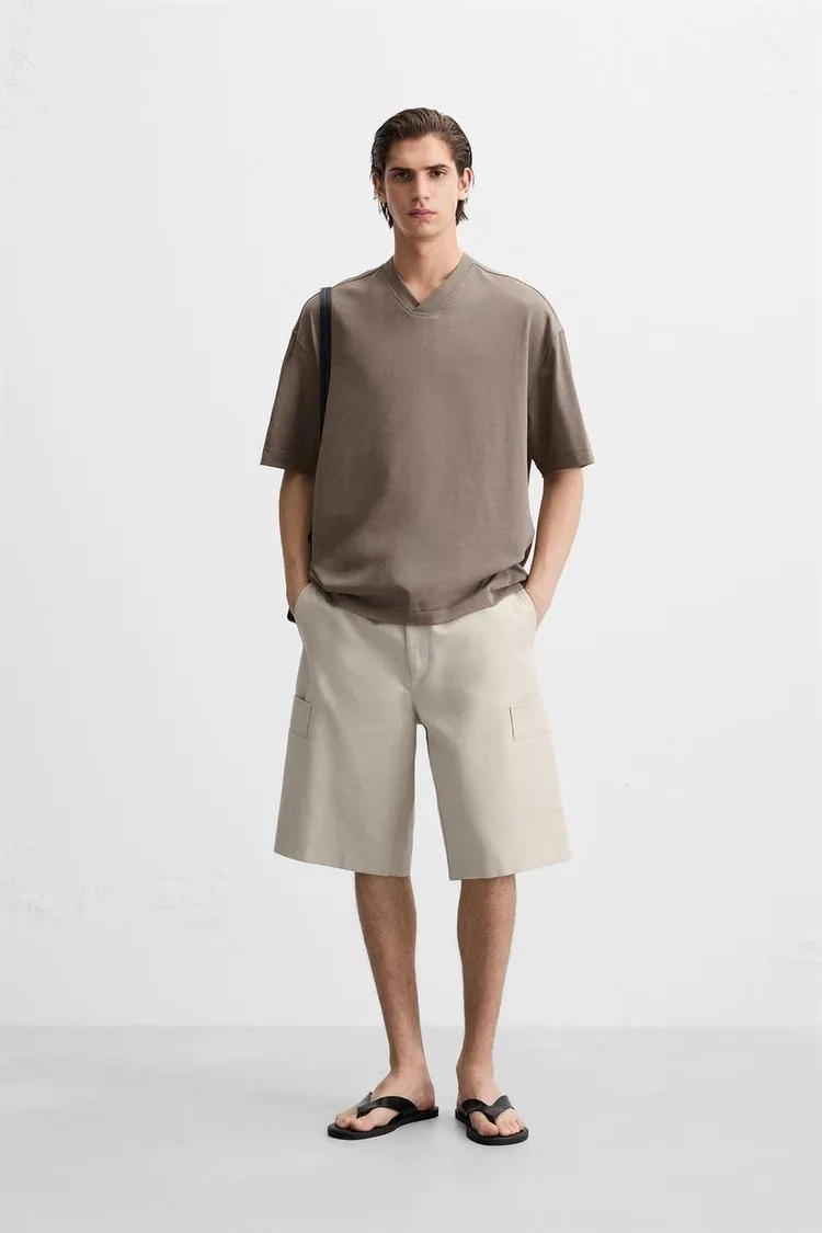 CAMISETA CUELLO PICO