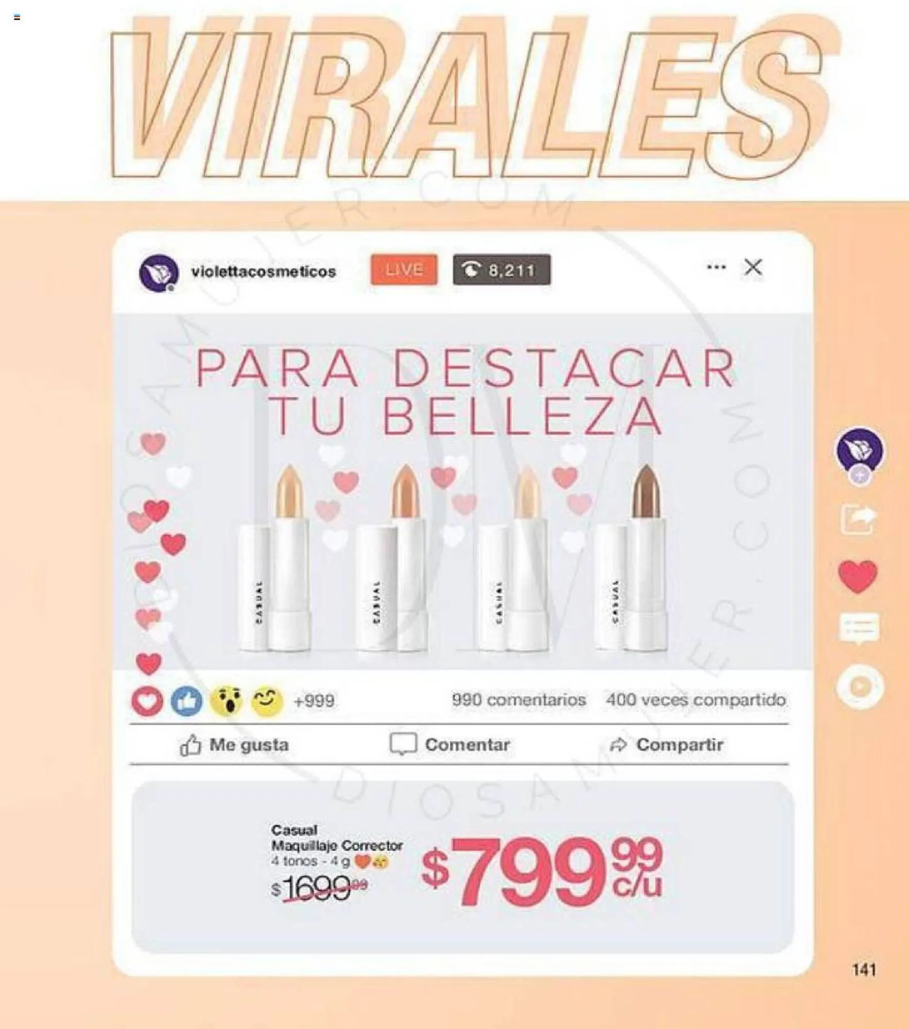 Ofertas de Catálogo Violetta Cosméticos 26 de septiembre al 9 de octubre 2023 - Página 141 del catálogo