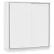 Placard 2 puertas corredizas 2 cajones blanco 200 x 180 x 58 cm