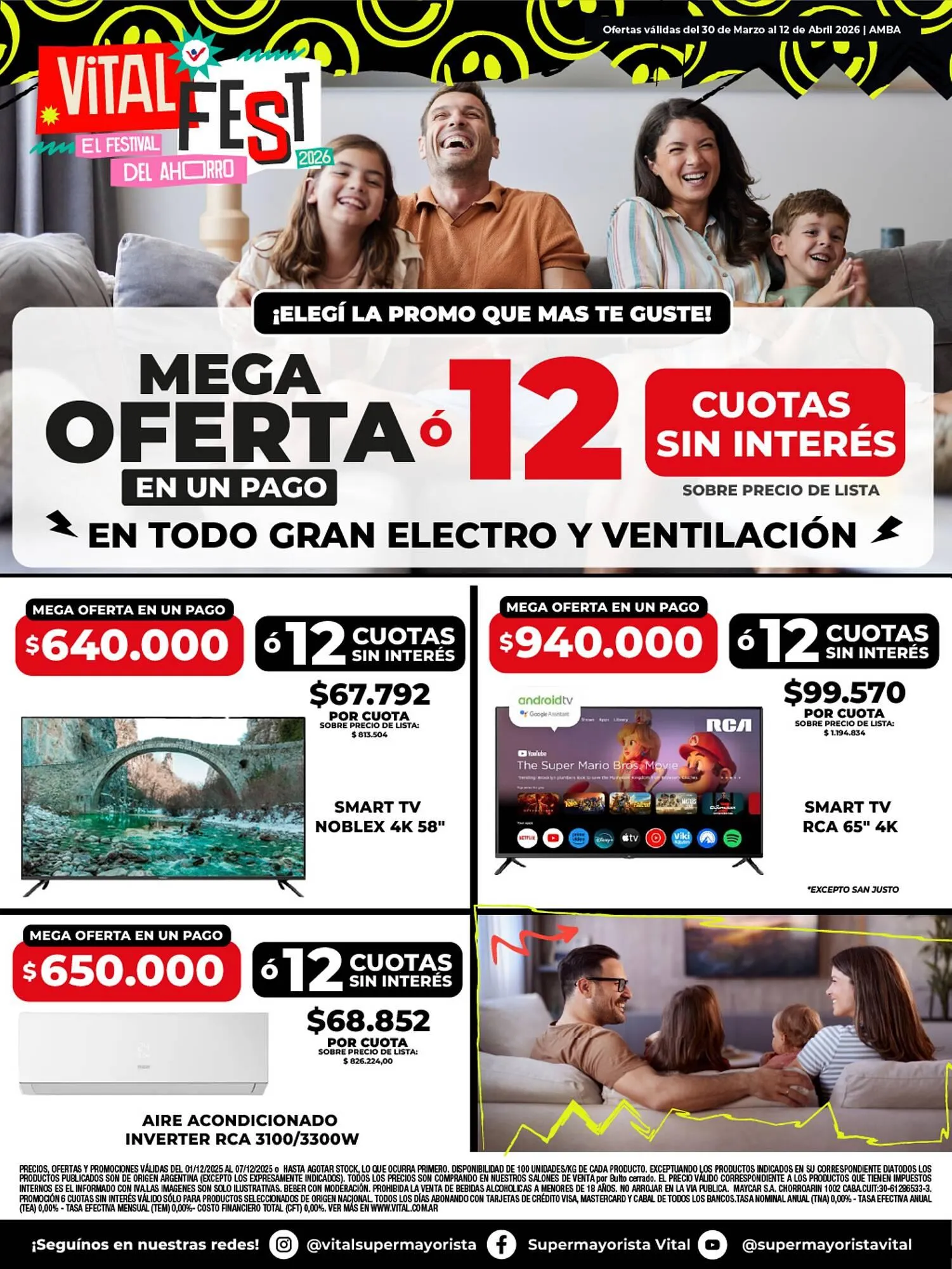 Ofertas de Catálogo Supermayorista Vital 30 de marzo al 12 de abril 2026 - Página 1 del catálogo