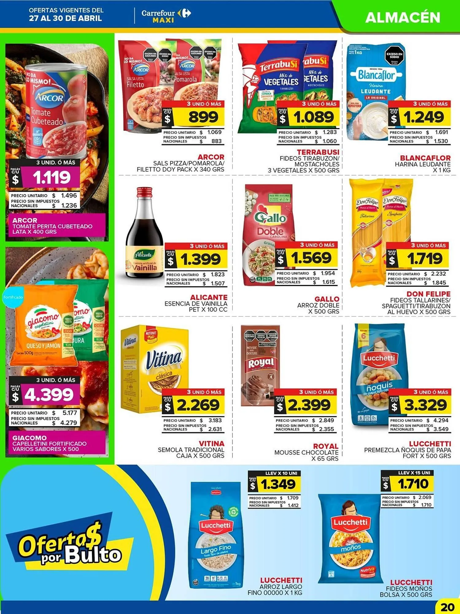 Ofertas de Folleto Carrefour Maxi 27 de abril al 1 de mayo 2026 - Página 22 del catálogo