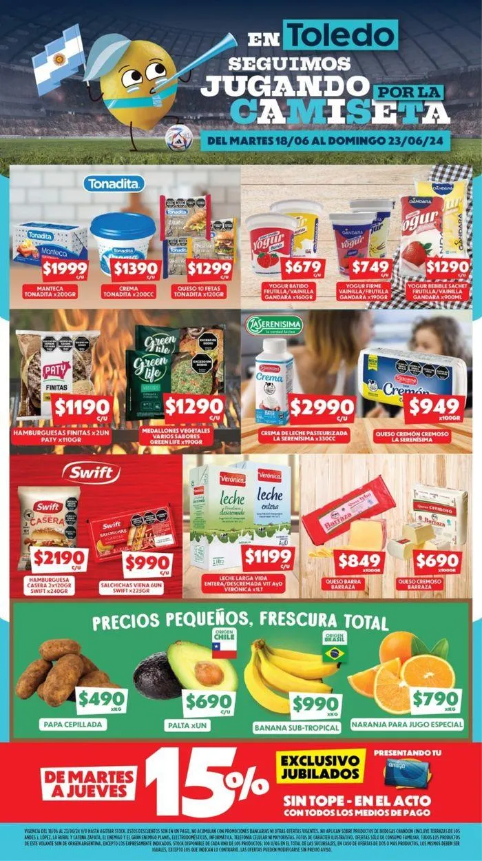 Ofertas de Catálogo Supermercados Toledo 18 de junio al 23 de junio 2024 - Página 3 del catálogo