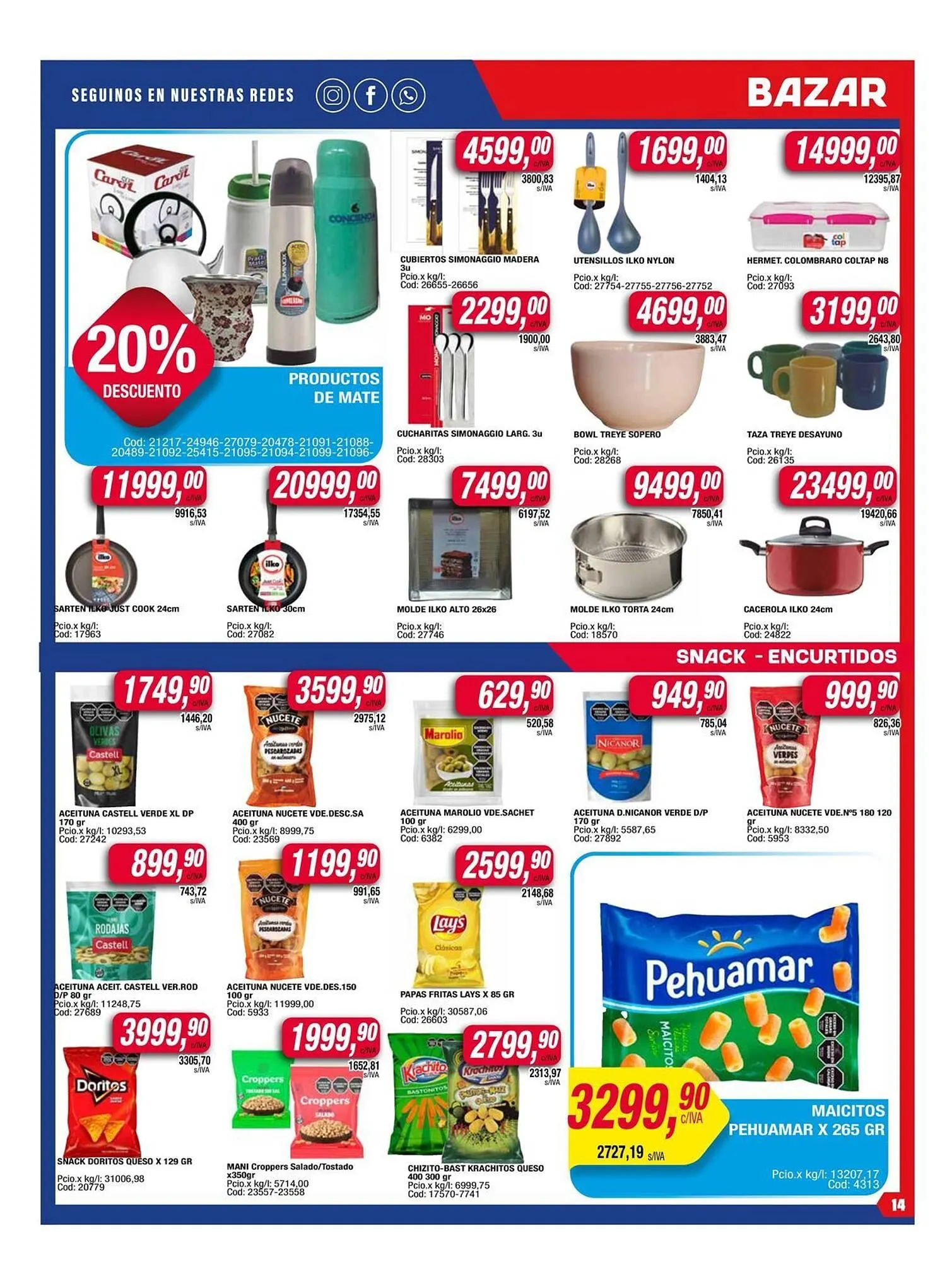 Ofertas de Catálogo Maxiconsumo 18 de agosto al 24 de agosto 2025 - Página 14 del catálogo