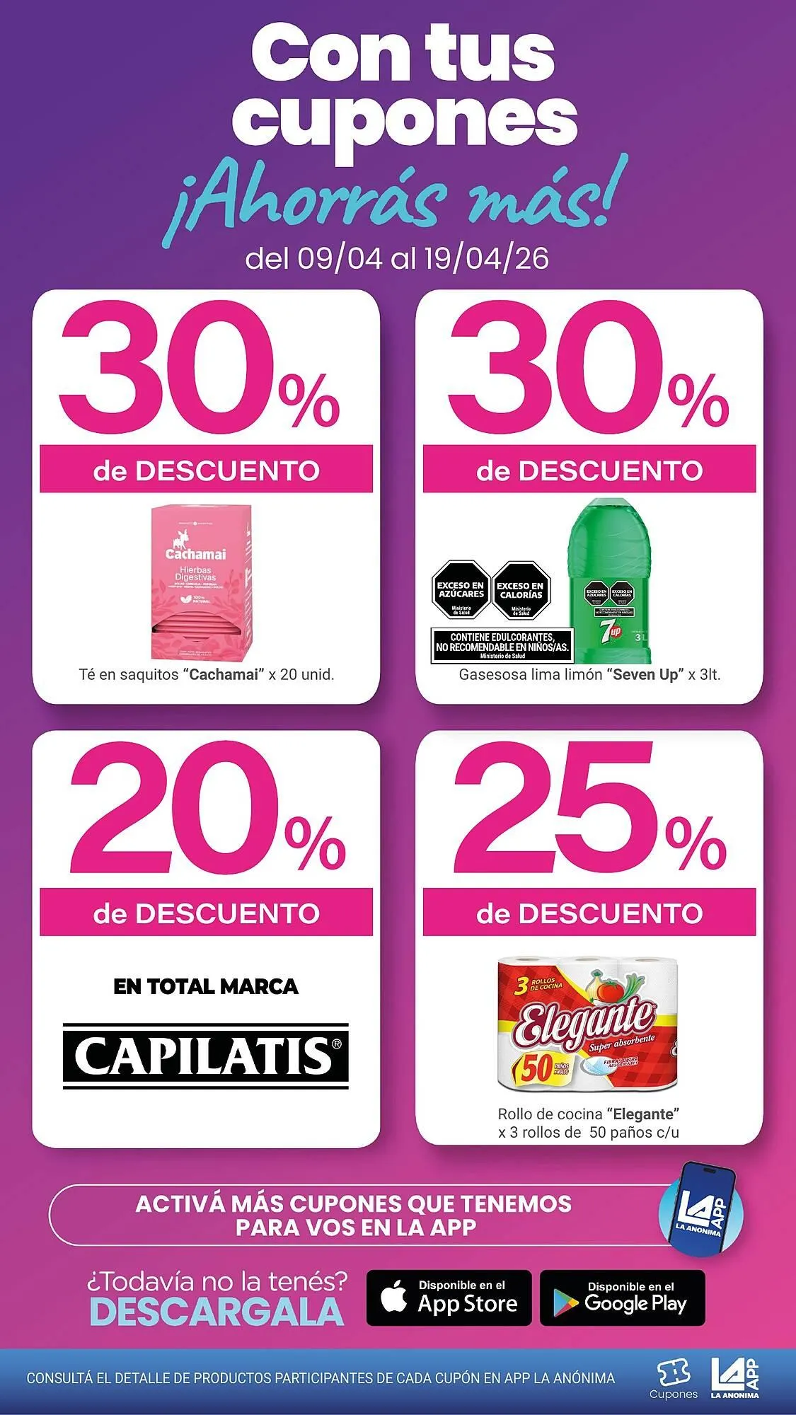 Ofertas de Catálogo La Anonima 10 de abril al 19 de abril 2026 - Página 9 del catálogo