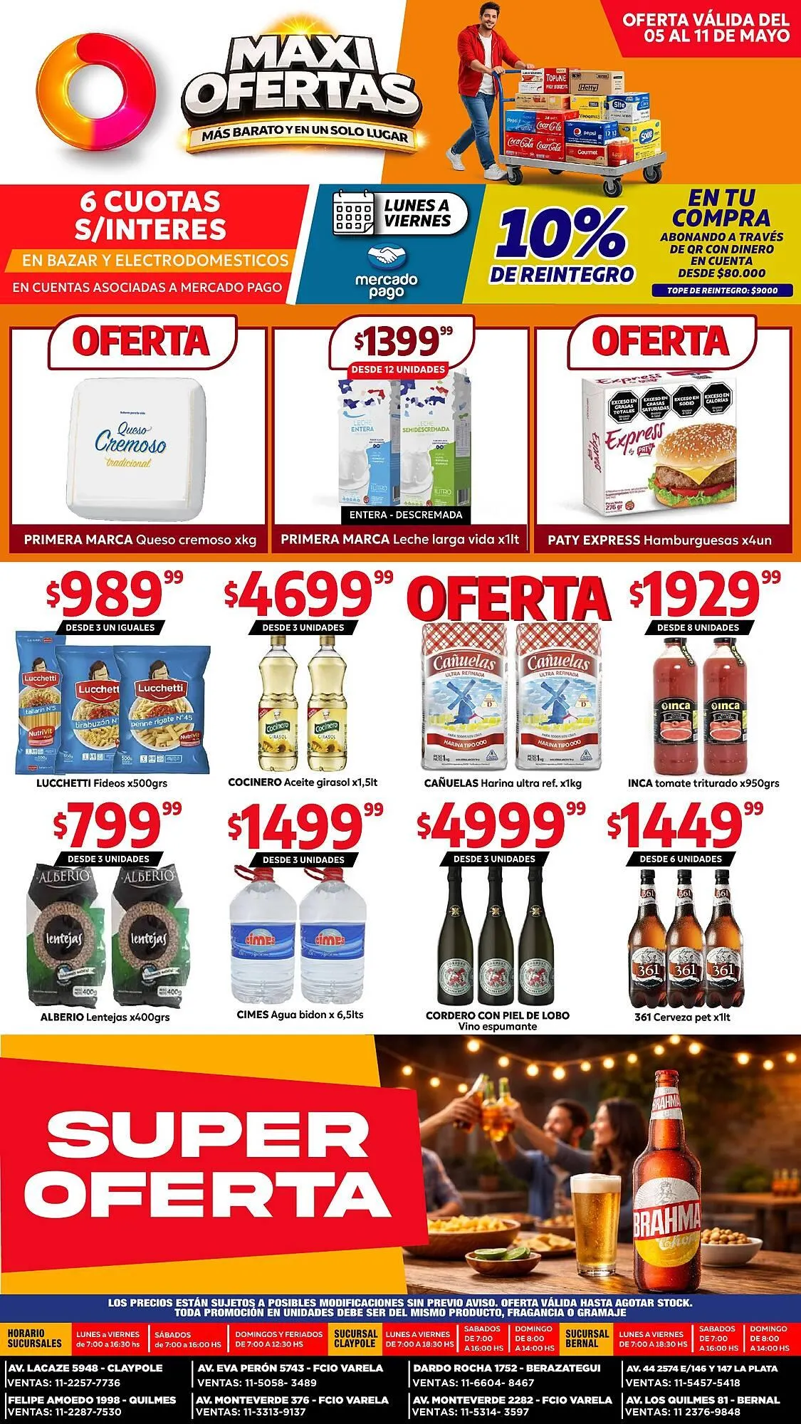 Ofertas de Catálogo Maxi Ofertas 4 de mayo al 11 de mayo 2026 - Página 1 del catálogo
