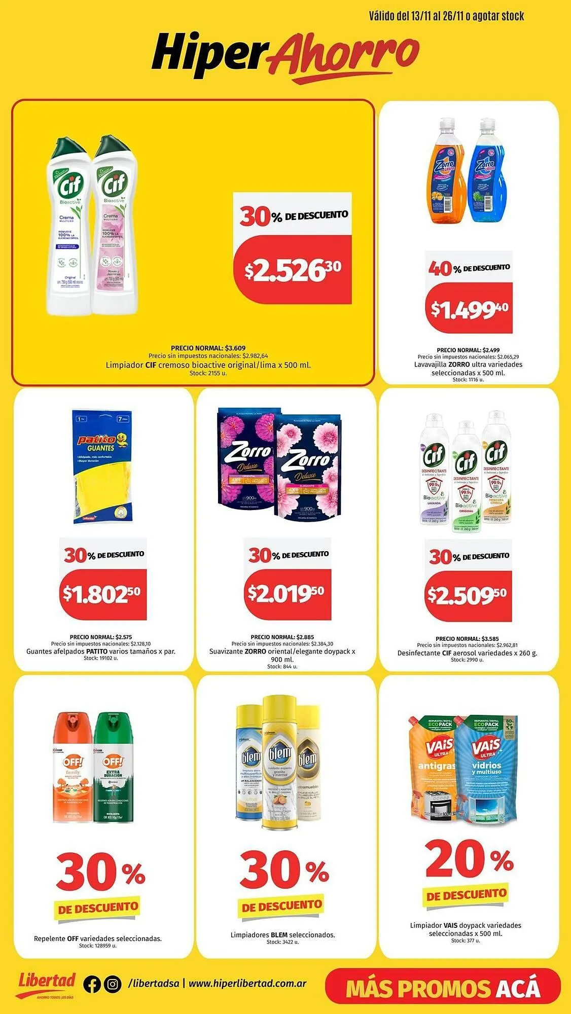 Ofertas de Catálogo Hipermercado Libertad 13 de noviembre al 26 de noviembre 2025 - Página 9 del catálogo