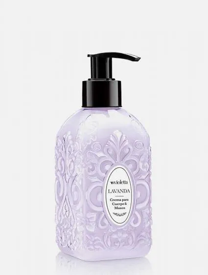 Crema para Cuerpo y Manos de Lavanda