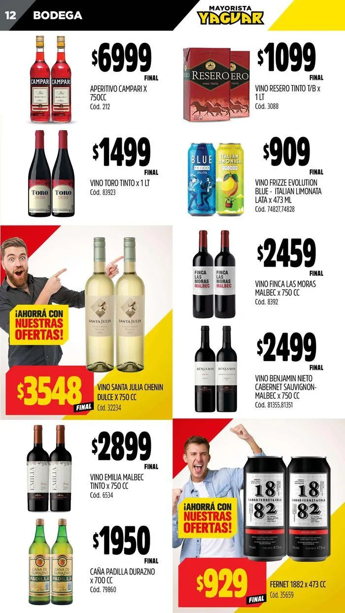 Ofertas de Catálogo Supermercados Yaguar Córdoba 22 de julio al 28 de julio 2024 - Página 12 del catálogo