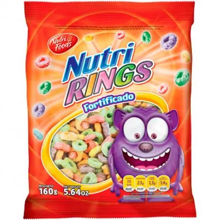 CEREAL NUTRI FOODS ANILLOS 160 GRS
