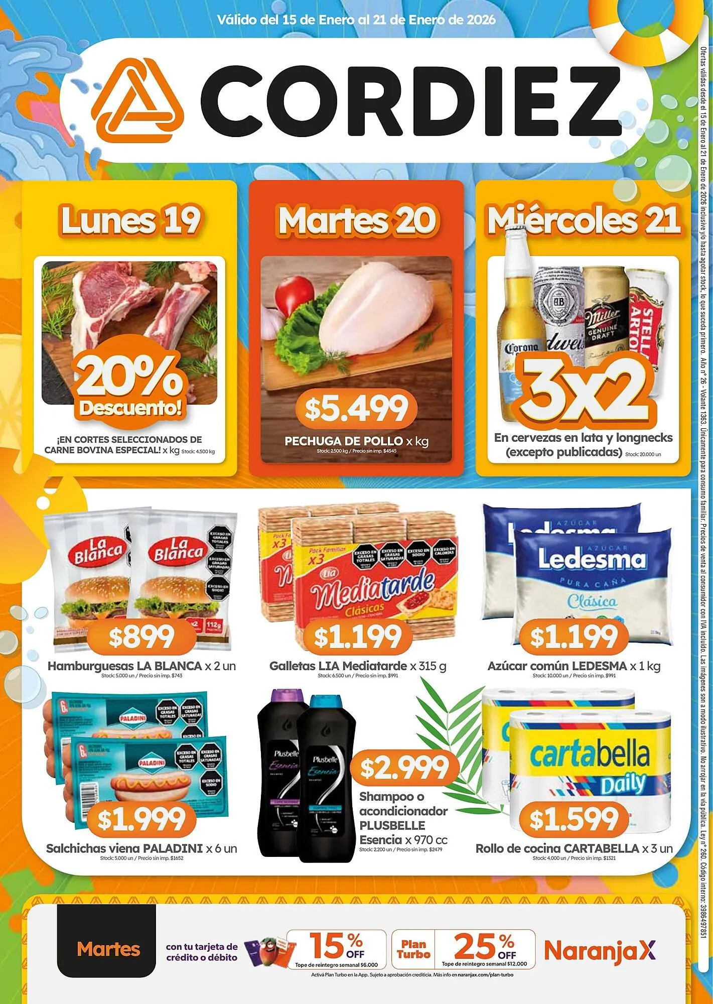 Ofertas de Folleto Cordiez 15 de enero al 21 de enero 2026 - Página 12 del catálogo