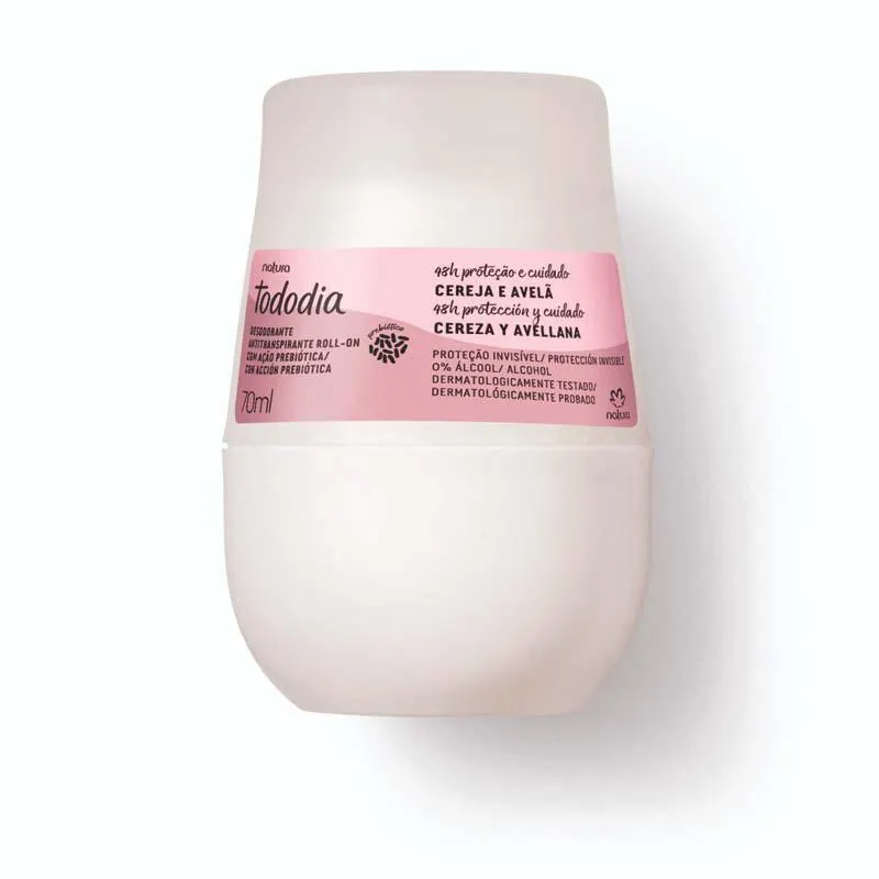 Desodorante Roll On Cereza Y Avellana Tododia