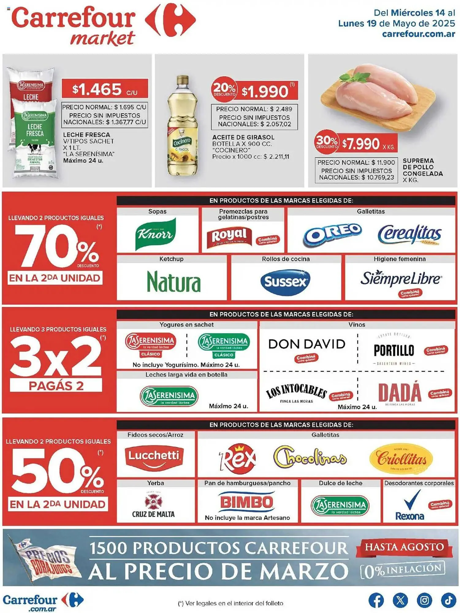 Ofertas de Catálogo Carrefour Market 14 de mayo al 20 de mayo 2025 - Página 1 del catálogo